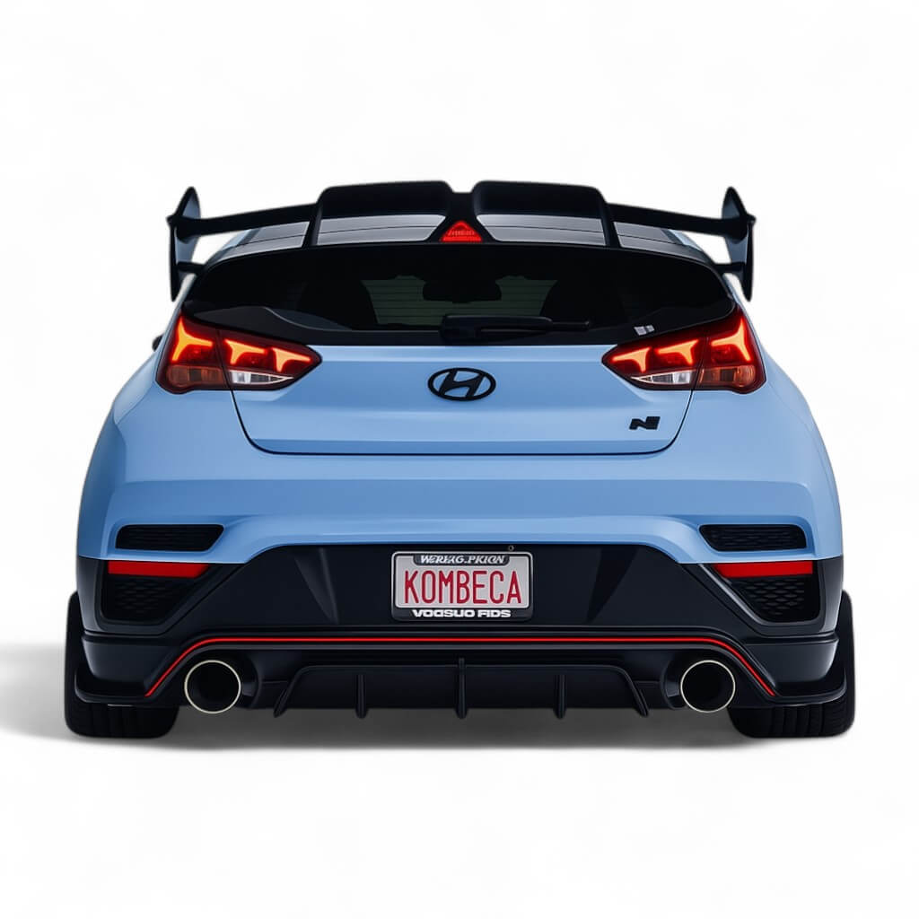 ADRO A10A20-1502 Trunk Spoiler V2 for HYUNDAI Veloster N 2018- Photo-0