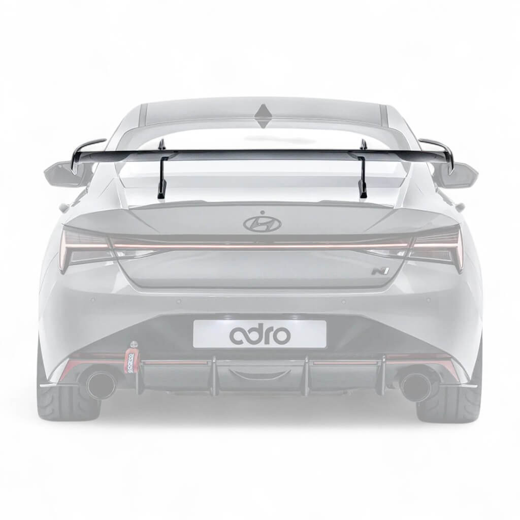 ADRO A10A40-1511 Swan Neck Wing AT-R1, Curved for HYUNDAI Elantra N 2022-2023 Photo-2