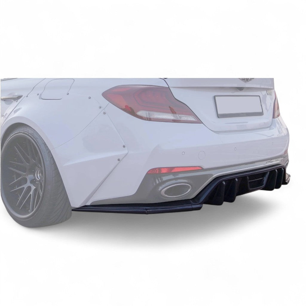 ADRO A11A10-1302 Rear Diffuser V2 for GENESIS G70 2019- Photo-2