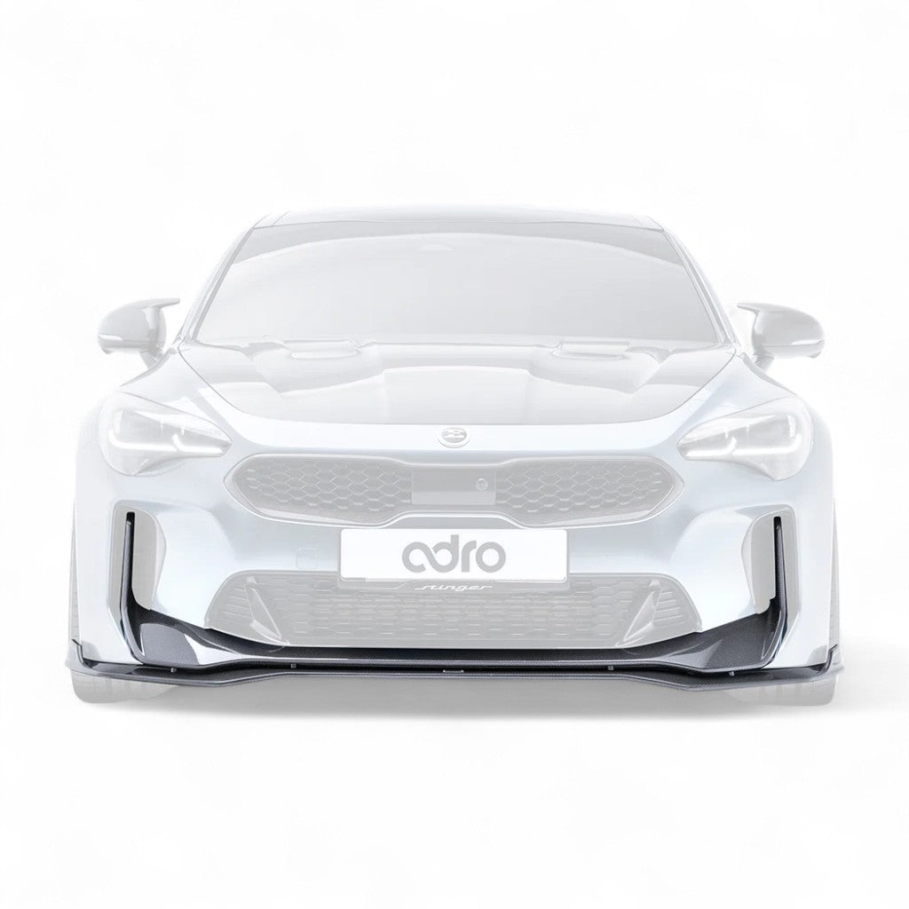 ADRO A12A30-1212/A12A30-1222 Lower And Upper Front Lip Set V2 for KIA Stinger 2018- Photo-1