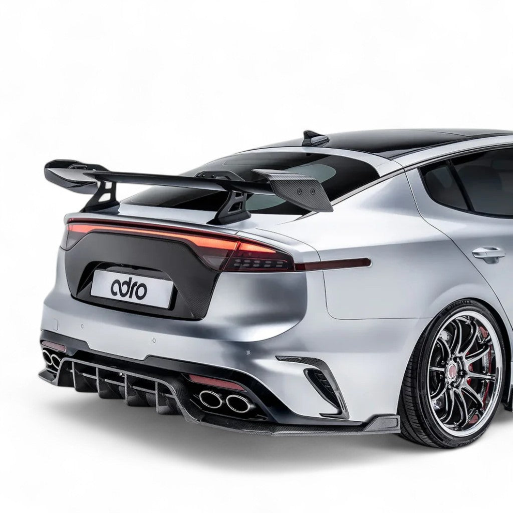 ADRO A12A30-1504 Swan Neck Wing AT-R2, Curved for KIA Stinger 2018- Photo-1