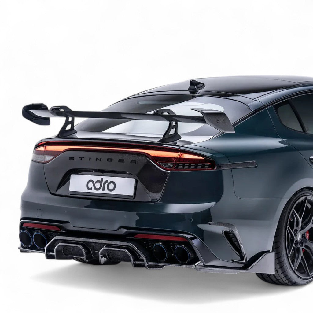 ADRO A12A30-1504 Swan Neck Wing AT-R2, Curved for KIA Stinger 2018- Photo-5