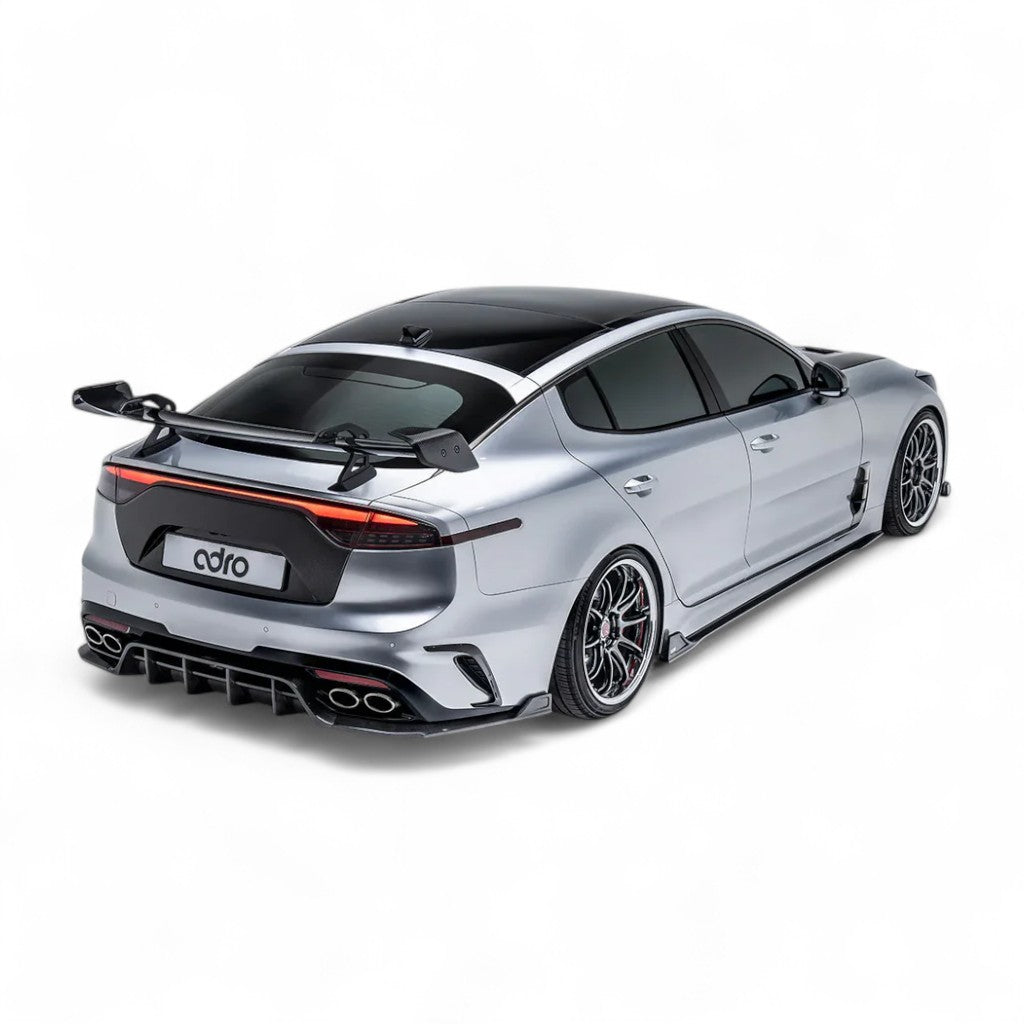ADRO A12A30-1504 Swan Neck Wing AT-R2, Curved for KIA Stinger 2018- Photo-4