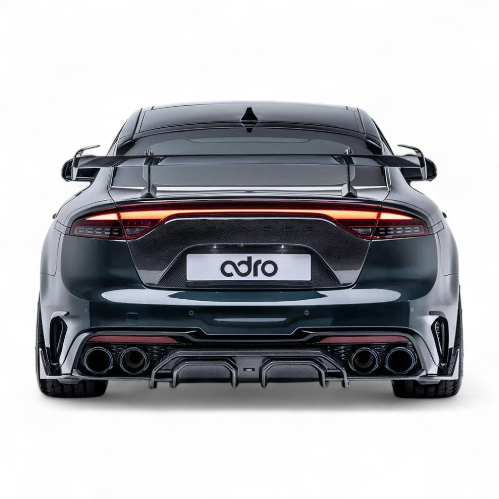 ADRO A12A30-1504 Swan Neck Wing AT-R2, Curved for KIA Stinger 2018- Photo-6