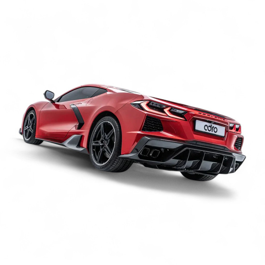 ADRO A13A10-1301 Rear Diffuser for CHEVROLET Corvette (C8) 2020- Photo-2