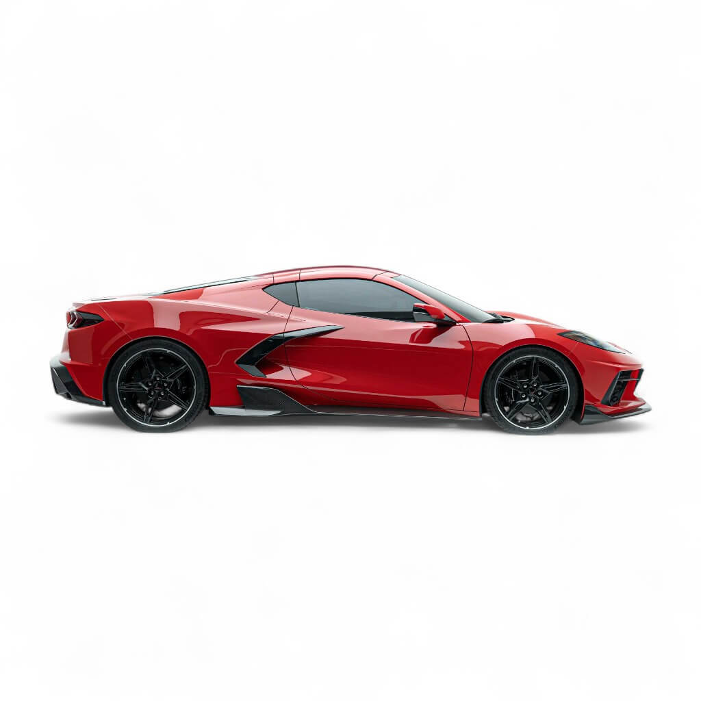 ADRO A13A10-1401 Side Skirts for CHEVROLET Corvette (C8) 2020- Photo-2