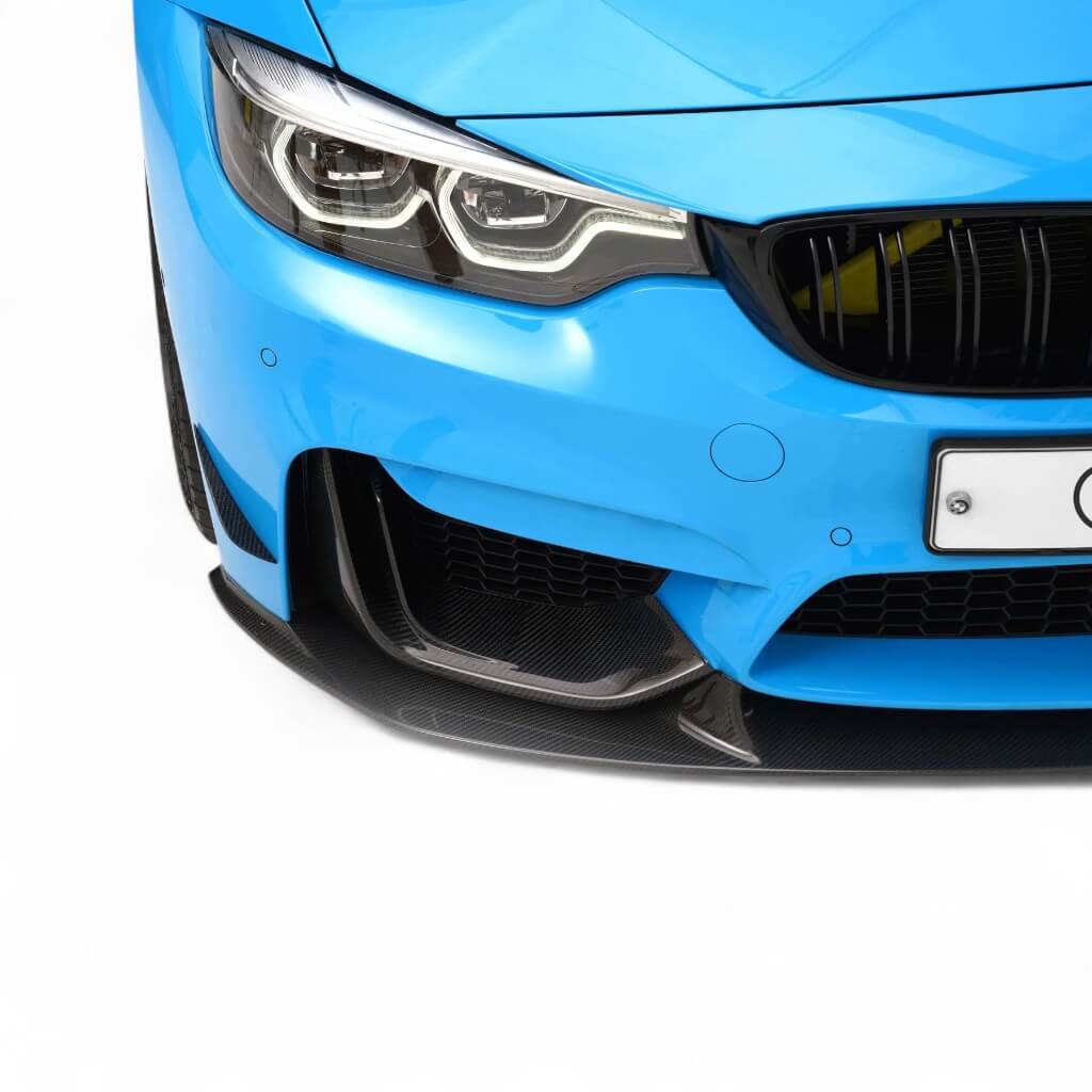 ADRO A14A10-1601 Front Bumper Canards for BMW M3 (F80) / M4 (F82 / F83) Photo-1