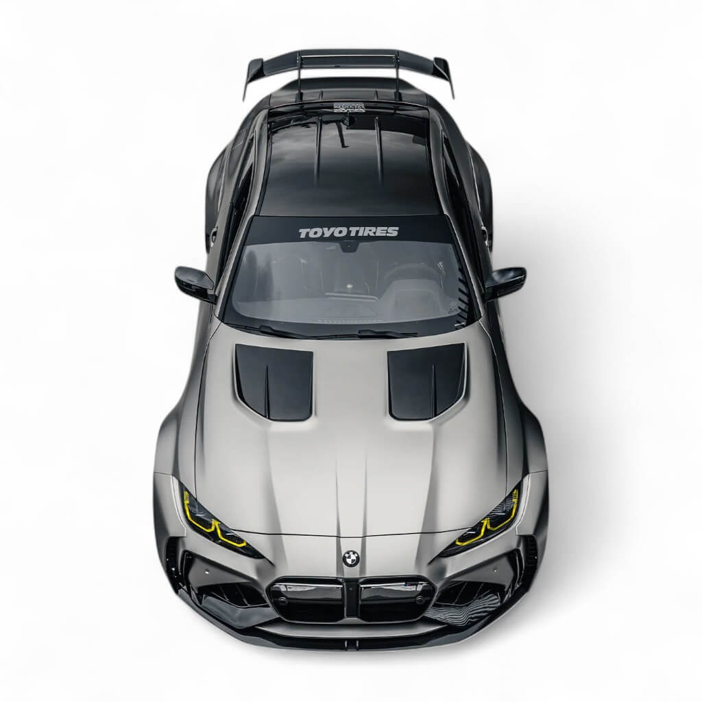 ADRO A14A11-1101 Widebody Kit Option 4 (Without ADRO Bumper, Hood, AT-R3 Wing) for BMW M4 (G82) Photo-2