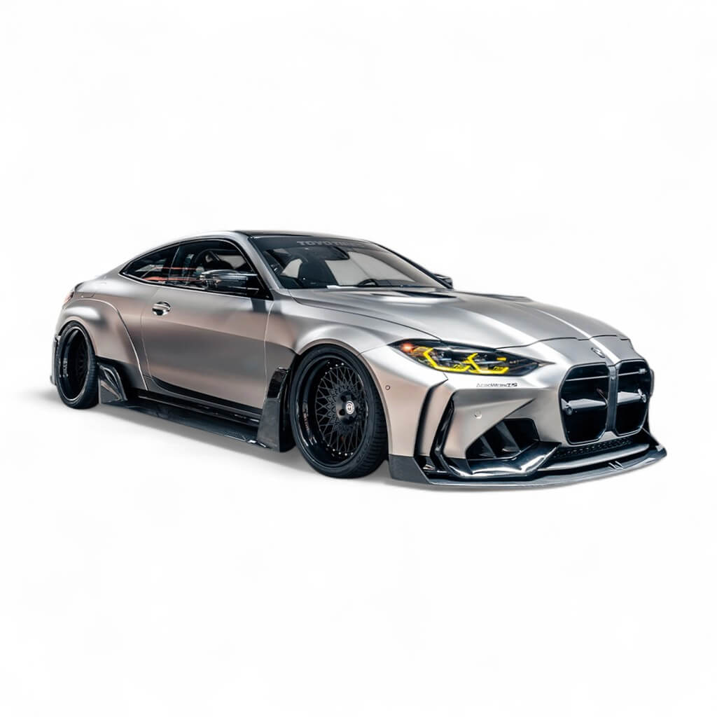 ADRO A14A11-1101 Widebody Kit Option 4 (Without ADRO Bumper, Hood, AT-R3 Wing) for BMW M4 (G82) Photo-3
