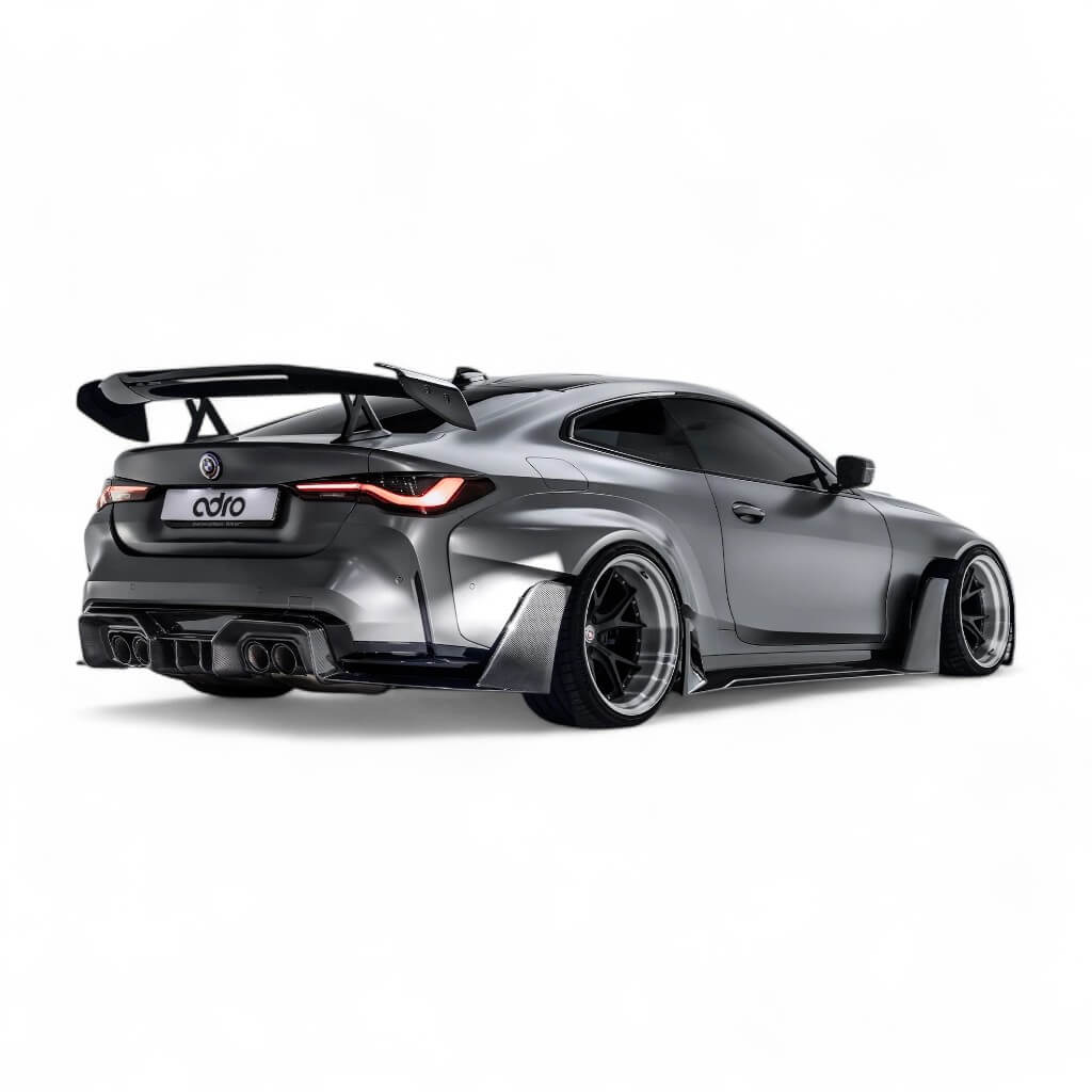 ADRO A14A11-1101 Widebody Kit Option 4 (Without ADRO Bumper, Hood, AT-R3 Wing) for BMW M4 (G82) Photo-6