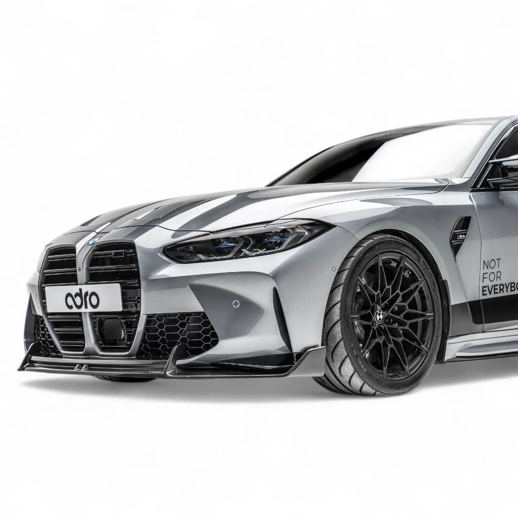ADRO A14A11-1202 Front Lip (Stock Bumper) for BMW M3 (G80 / G81) / M4 (G82 / G83) 2021- Photo-1