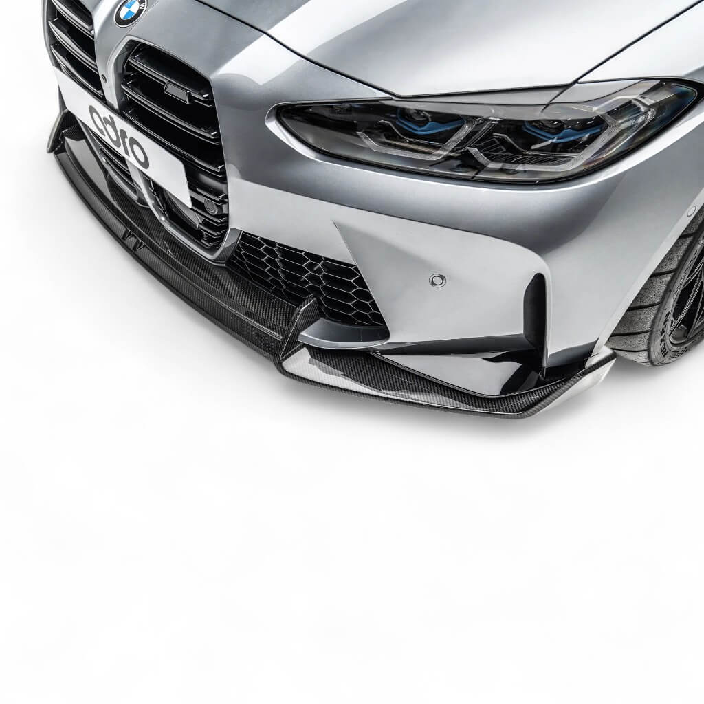 ADRO A14A11-1202 Front Lip (Stock Bumper) for BMW M3 (G80 / G81) / M4 (G82 / G83) 2021+ Photo-2