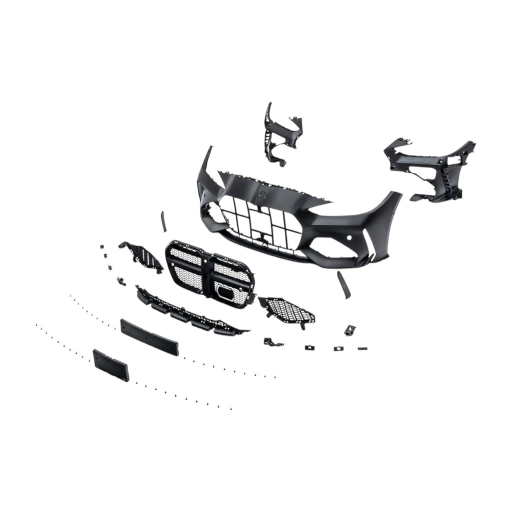 ADRO A14A11-2101/A14A11-1201 Front Bumper + Lip Set for BMW M3 (G80) / M4 (G82 / G83) 2020- Photo-1