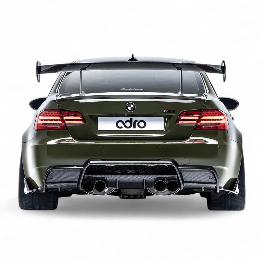 ADRO A14A20-1501 Swan Neck Wing AT-R1, Curved for BMW M3 (E92) Photo-2