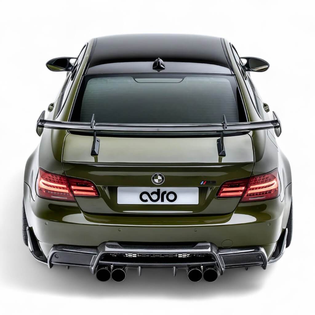 ADRO A14A20-1501 Swan Neck Wing AT-R1, Curved for BMW M3 (E92) Photo-3