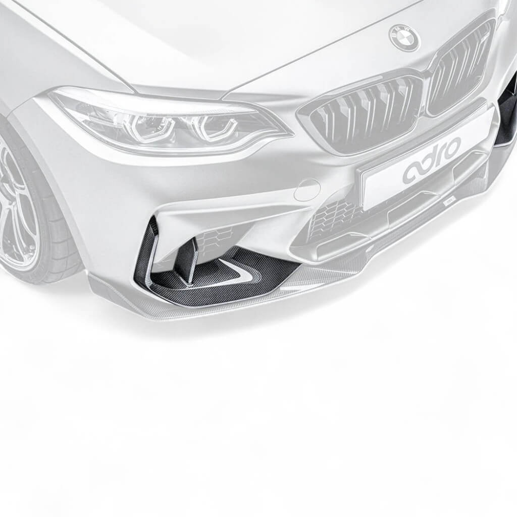 ADRO A14A30-1211/A14A30-1221 Upper Air Duct And Front Lip Set for BMW M2 Competition (F87) Photo-2