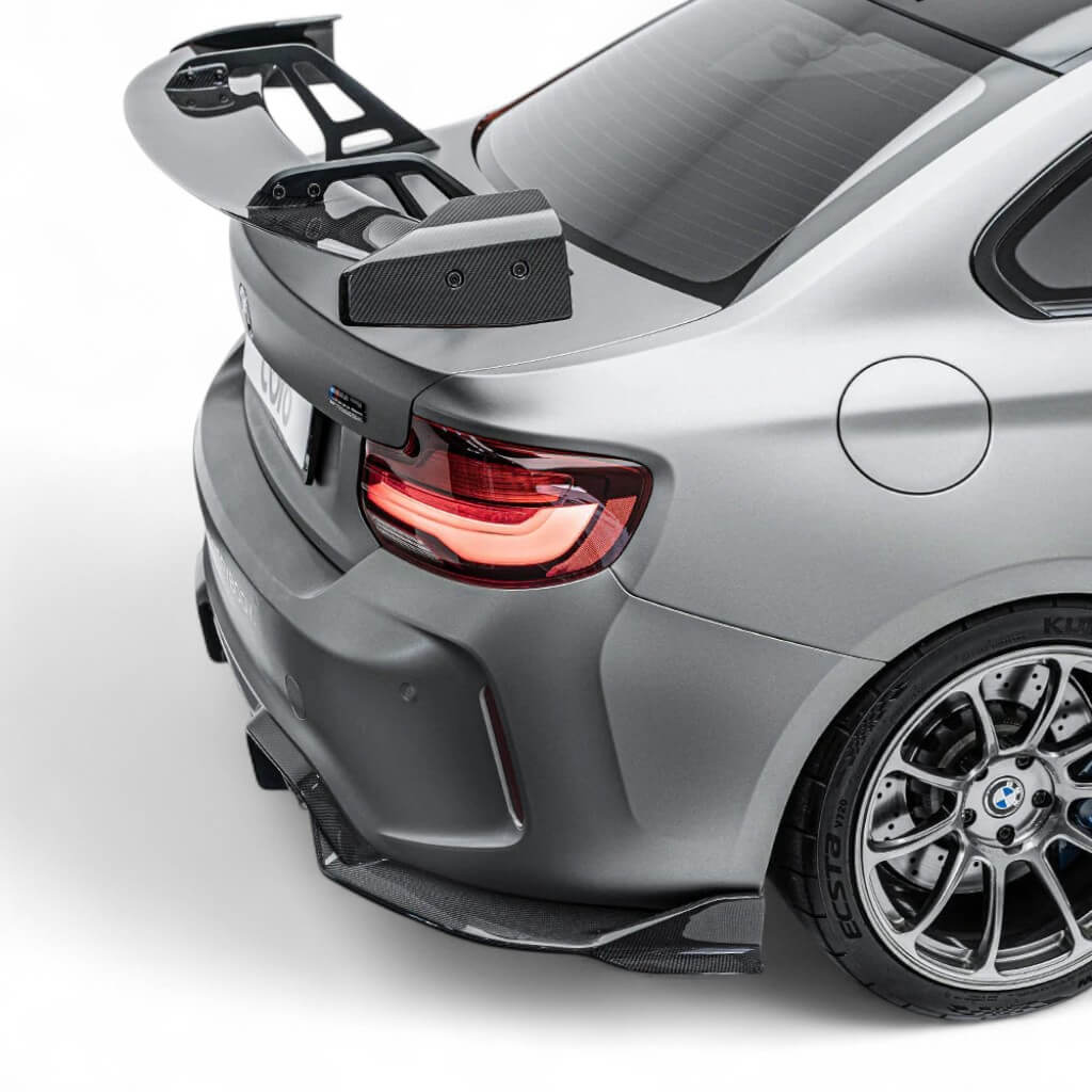 ADRO A14A30-1501 Swan Neck Wing AT-R1, Curved for BMW M2 (F87) Photo-2