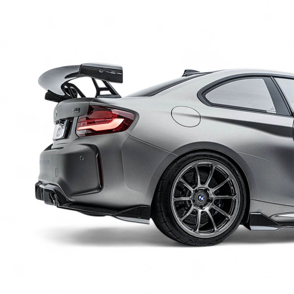 ADRO A14A30-1501 Swan Neck Wing AT-R1, Curved for BMW M2 (F87) Photo-3