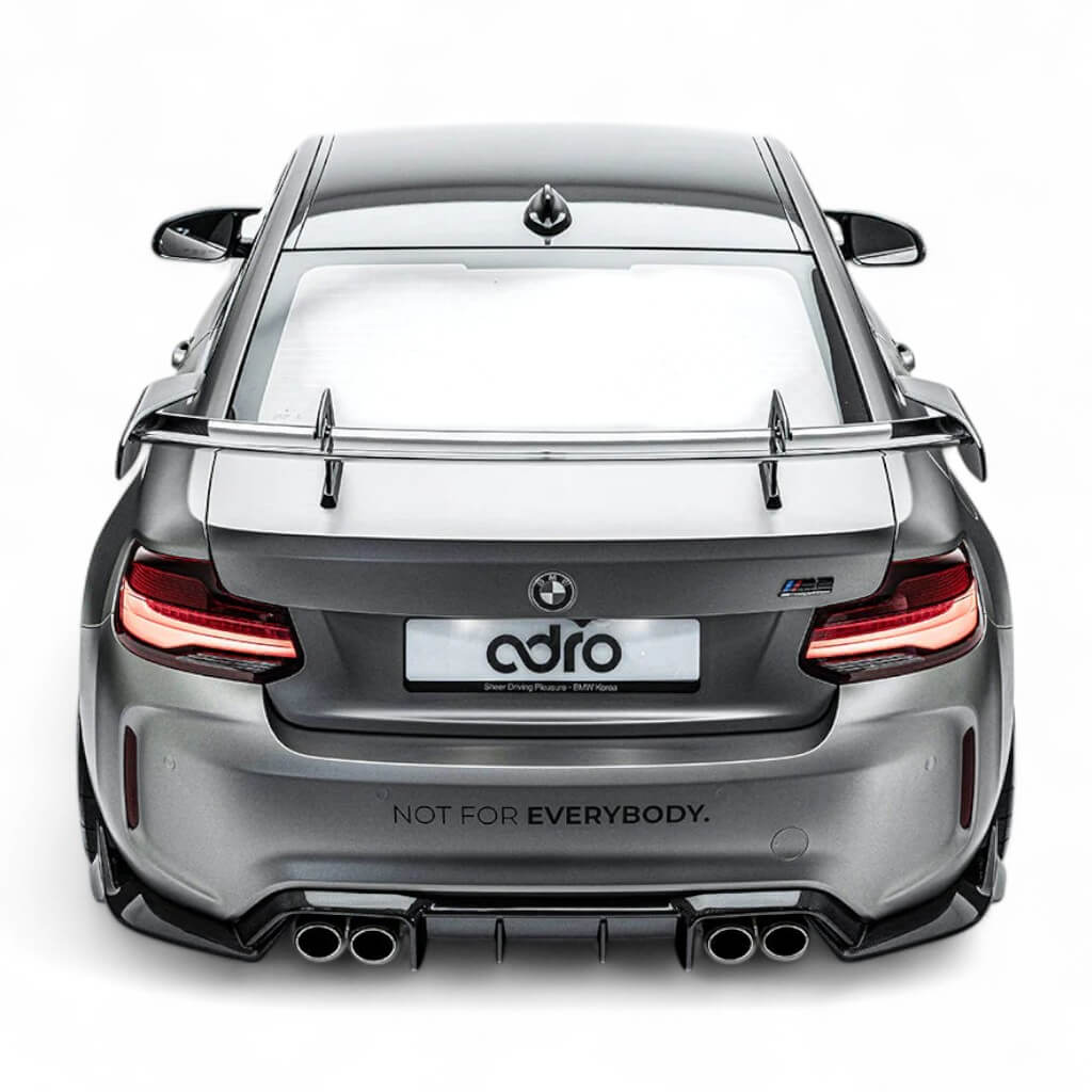 ADRO A14A30-1501 Swan Neck Wing AT-R1, Curved for BMW M2 (F87) Photo-5