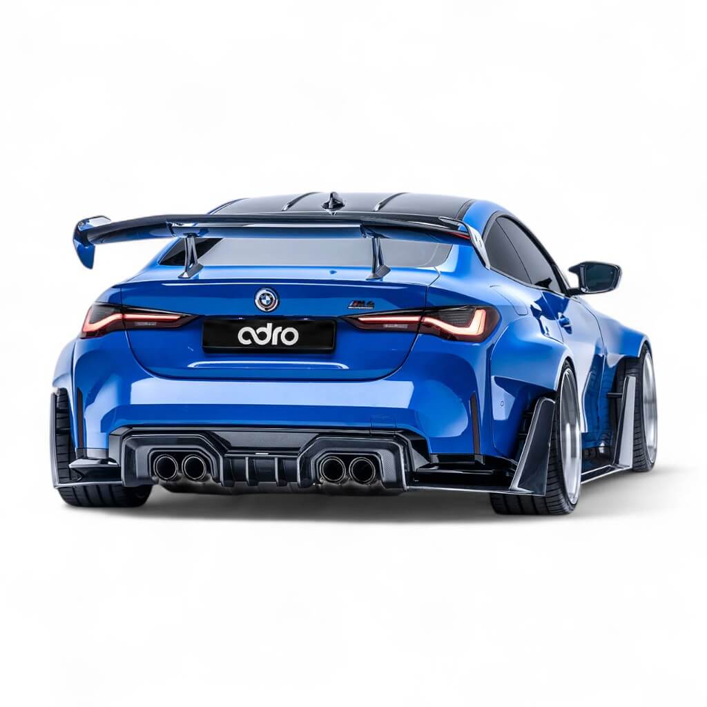 ADRO A14A40-1503 Swan Neck Wing AT-R3, Curved for BMW M4 (G82) Photo-4