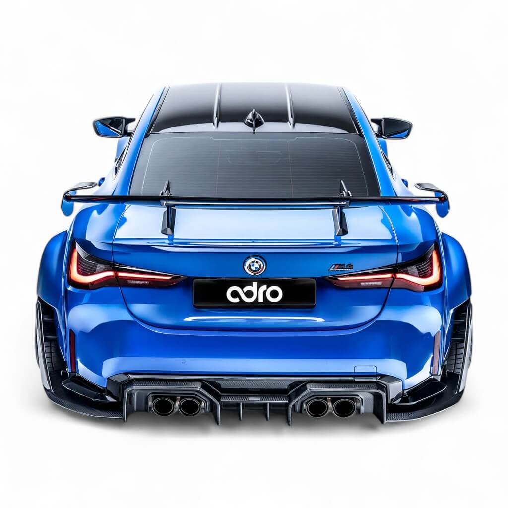 ADRO A14A40-1503 Swan Neck Wing AT-R3, Curved for BMW M4 (G82) Photo-5