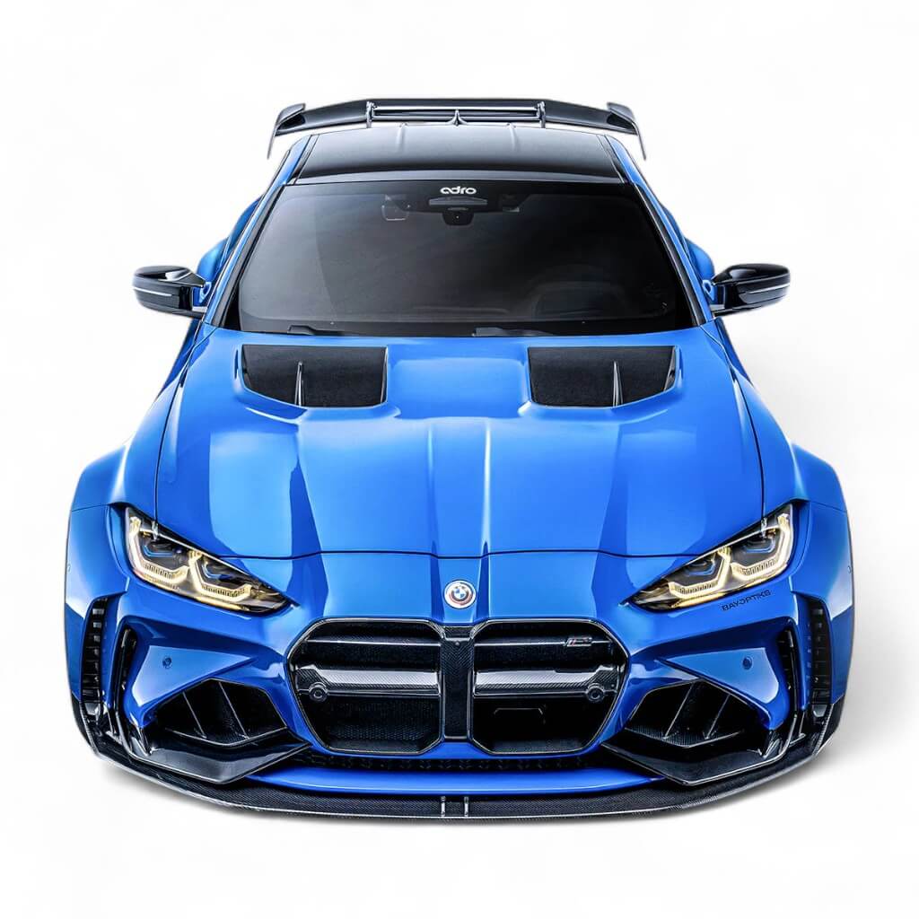 ADRO A14A40-1503 Swan Neck Wing AT-R3, Curved for BMW M4 (G82) Photo-6