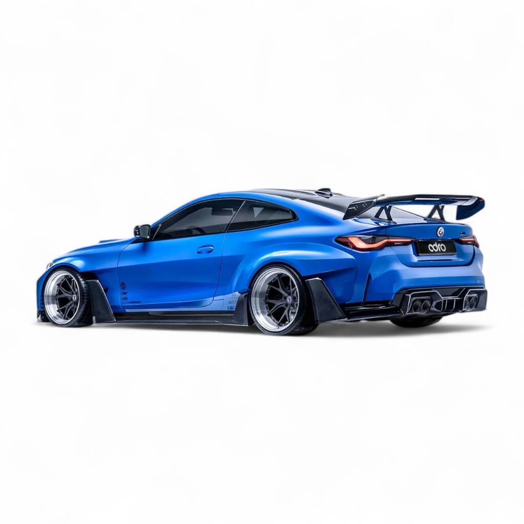 ADRO A14A40-1503 Swan Neck Wing AT-R3, Curved for BMW M4 (G82) Photo-9