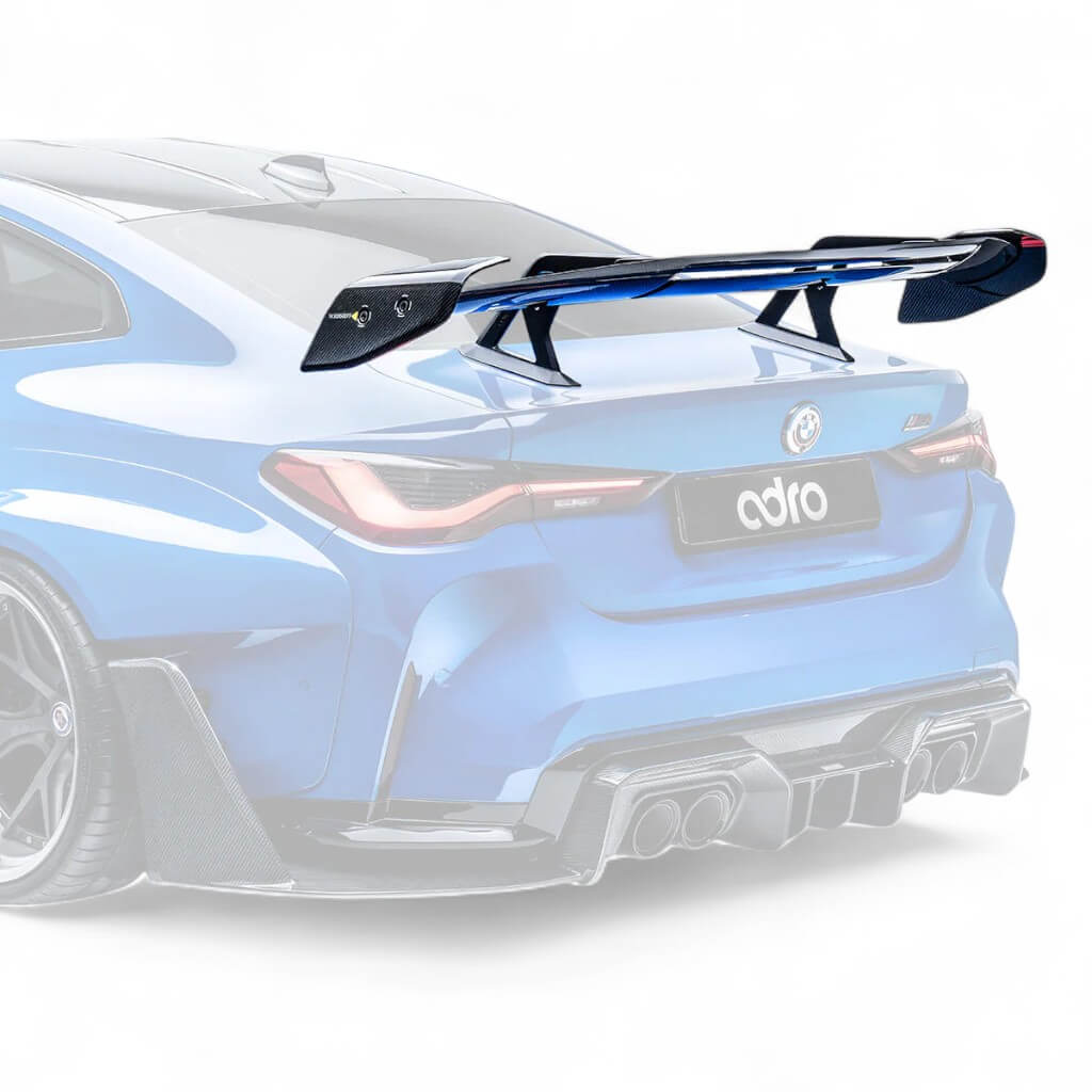 ADRO A14A40-1503 Swan Neck Wing AT-R3, Curved for BMW M4 (G82) Photo-2