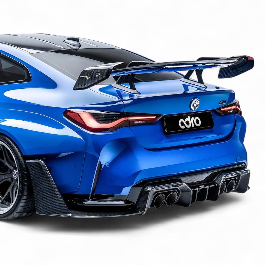 ADRO A14A50-1501 Swan Neck Wing AT-R3, Curved for BMW M3 (G80) / 3 (G20) 2021- Photo-1