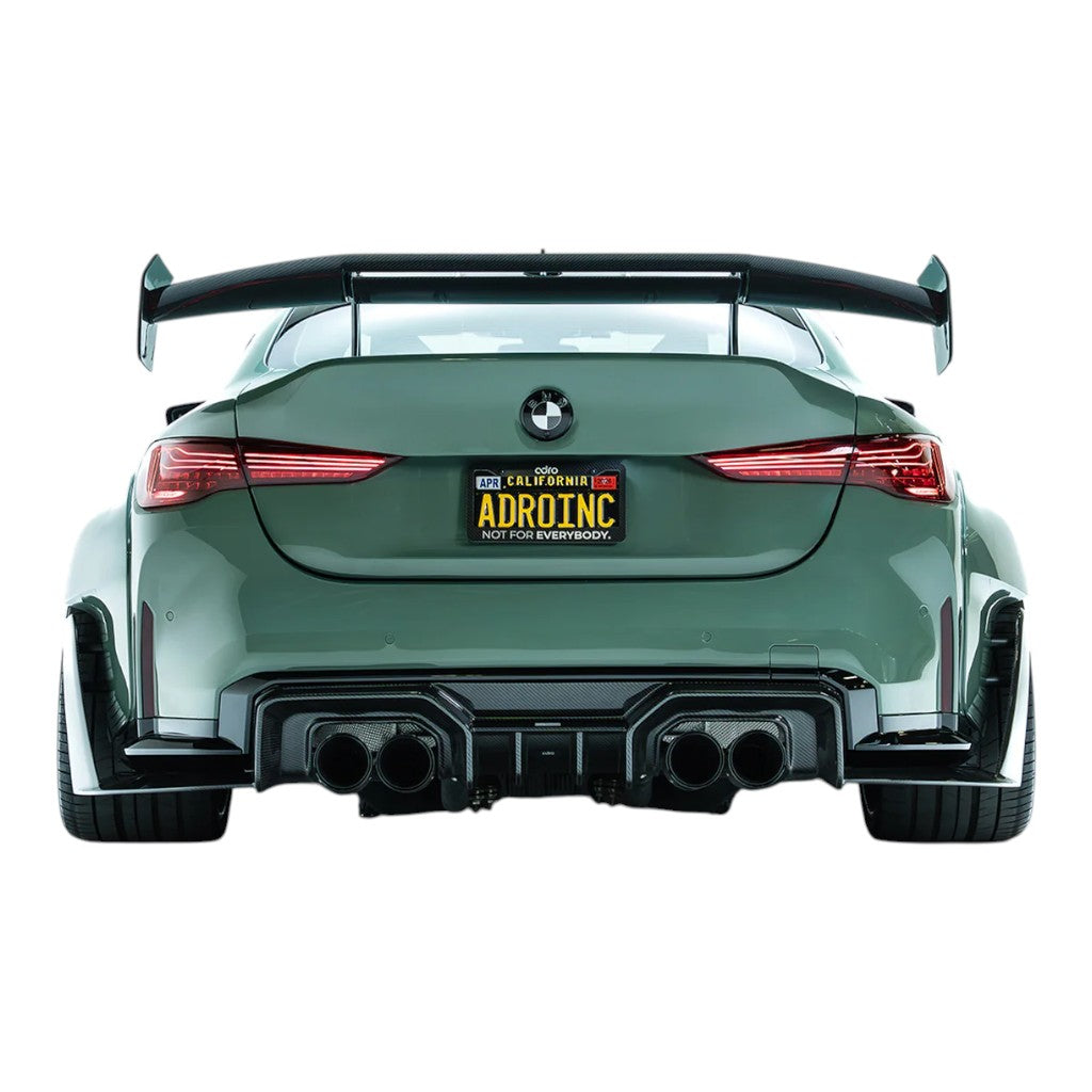 ADRO A14A50-1502 Swan Neck Wing Flat AT-R3 for BMW M3 (G80) Photo-1