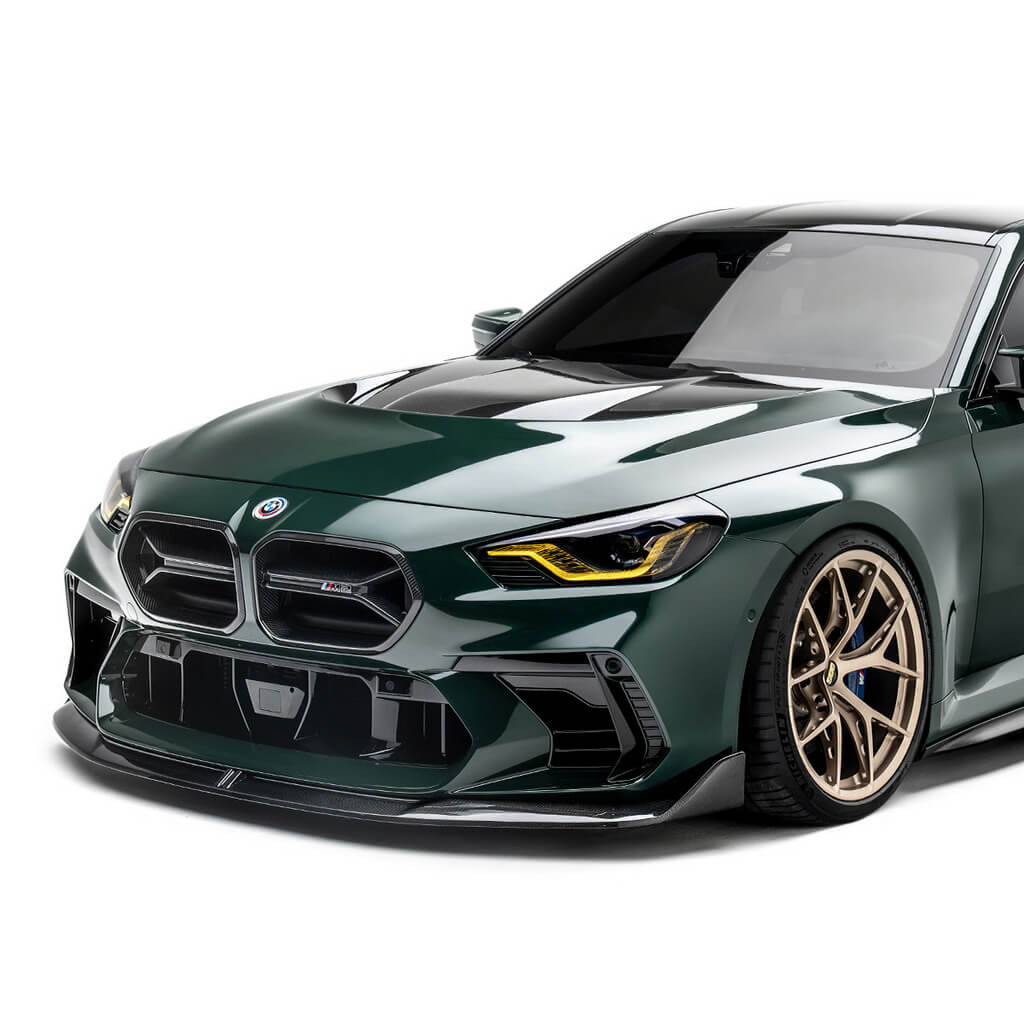 ADRO A14A90-1203 Front Lip for ADRO Bumper V2, Carbon Fiber for BMW M2 (G87) Photo-1