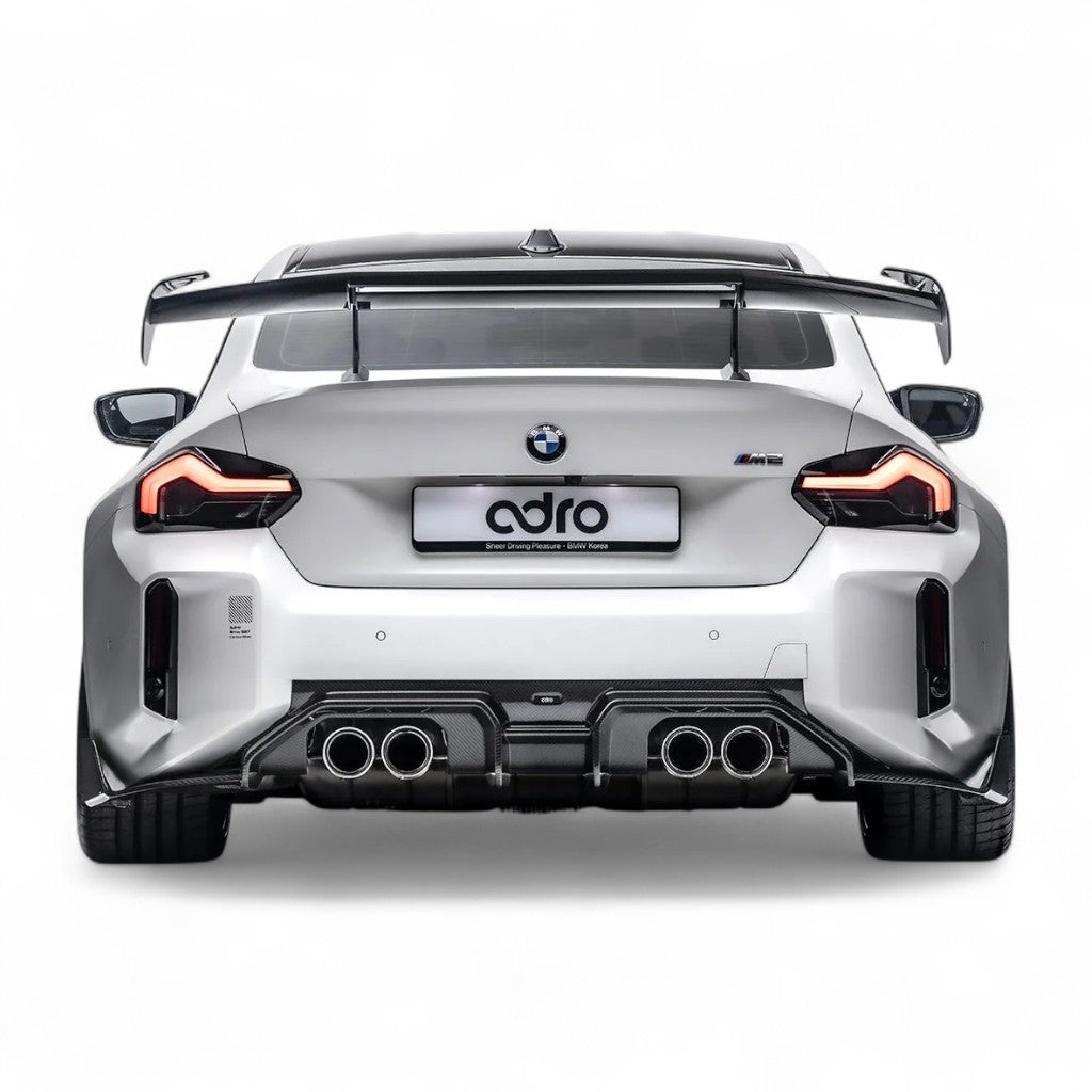 ADRO A14A90-1501 Swan Neck Wing AT-R3, Curved for BMW M2 (G87) / 2 (G42) 2021- Photo-2