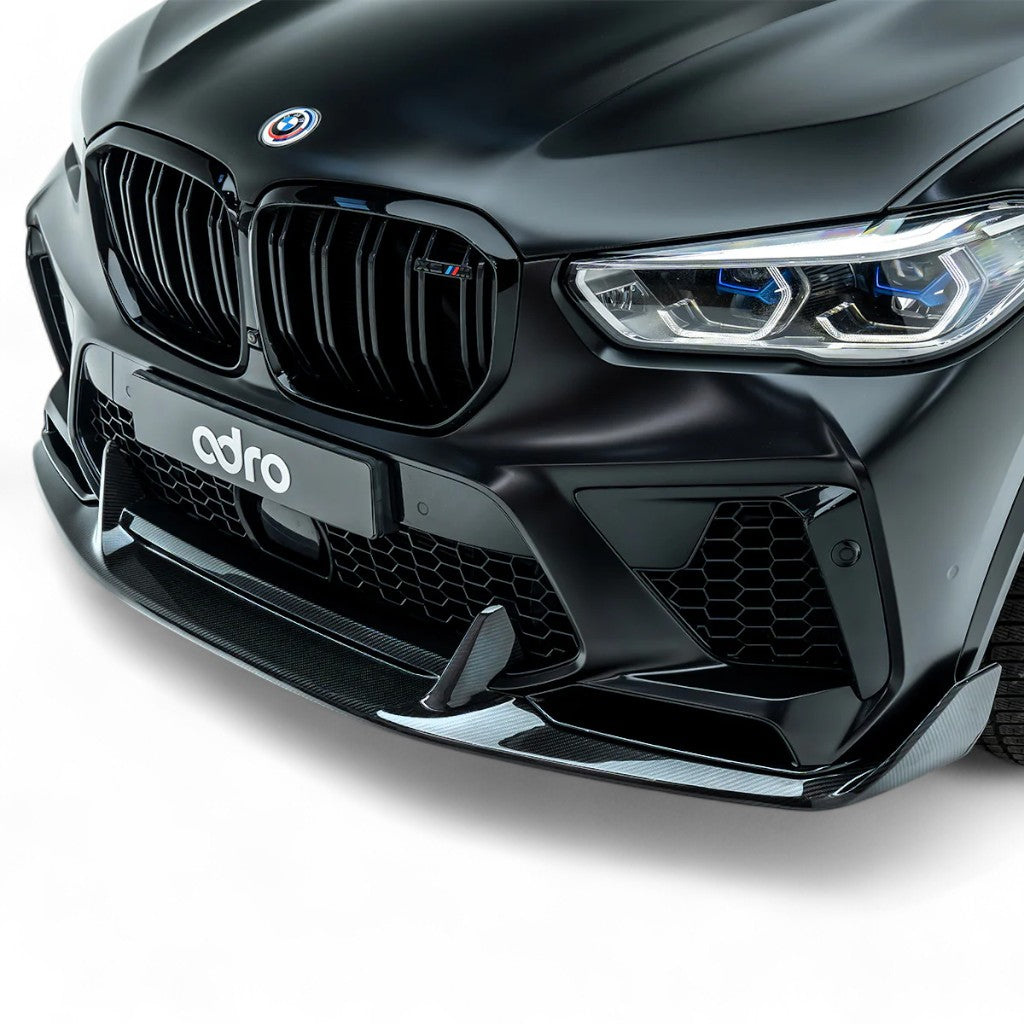 ADRO A14AB20-1201 Front Lip, Carbon Fiber for BMW X5M (F95) Pre-LCI Photo-2