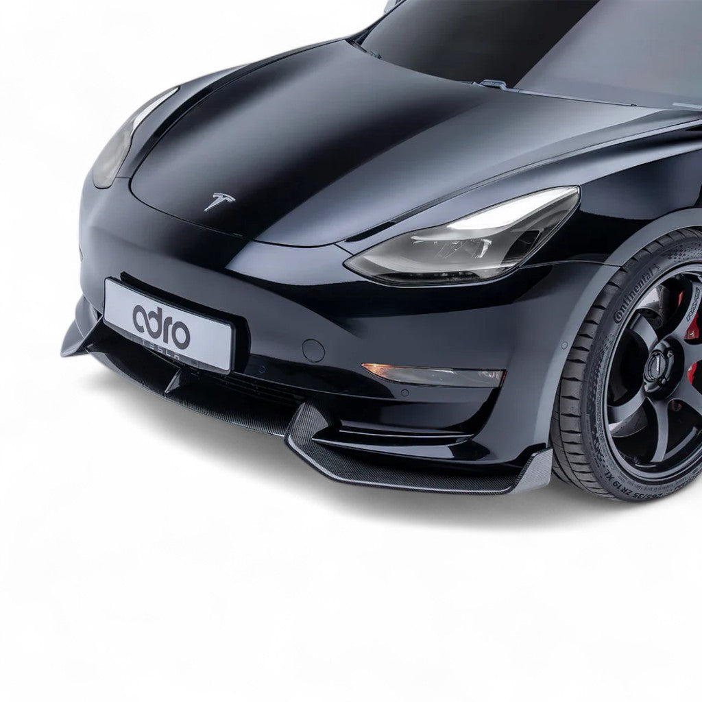 ADRO A15A10-1202 Front Lip V2 for TESLA Model 3 Photo-4