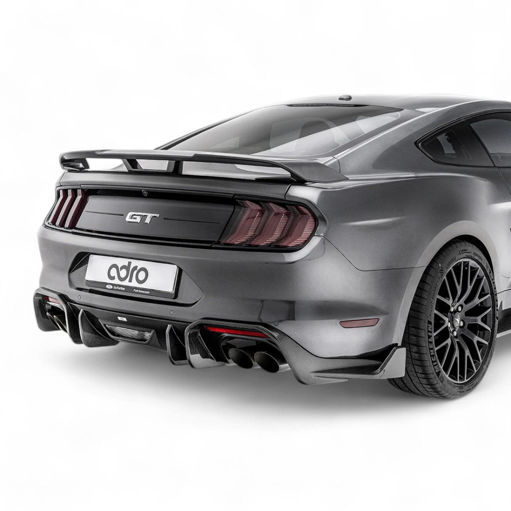 ADRO A16A10-1301 Rear Diffuser for FORD Mustang EcoBoost / GT 2018-2023 Photo-2