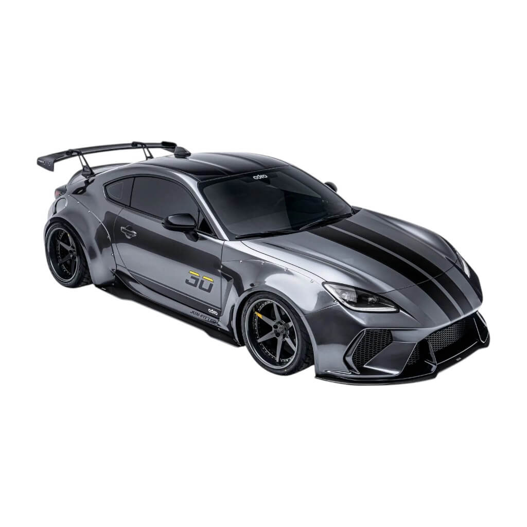 ADRO A18A10-1501 Swan Neck Wing AT-R1, Curved for TOYOTA GR86 / SUBARU BRZ 2022- Photo-4