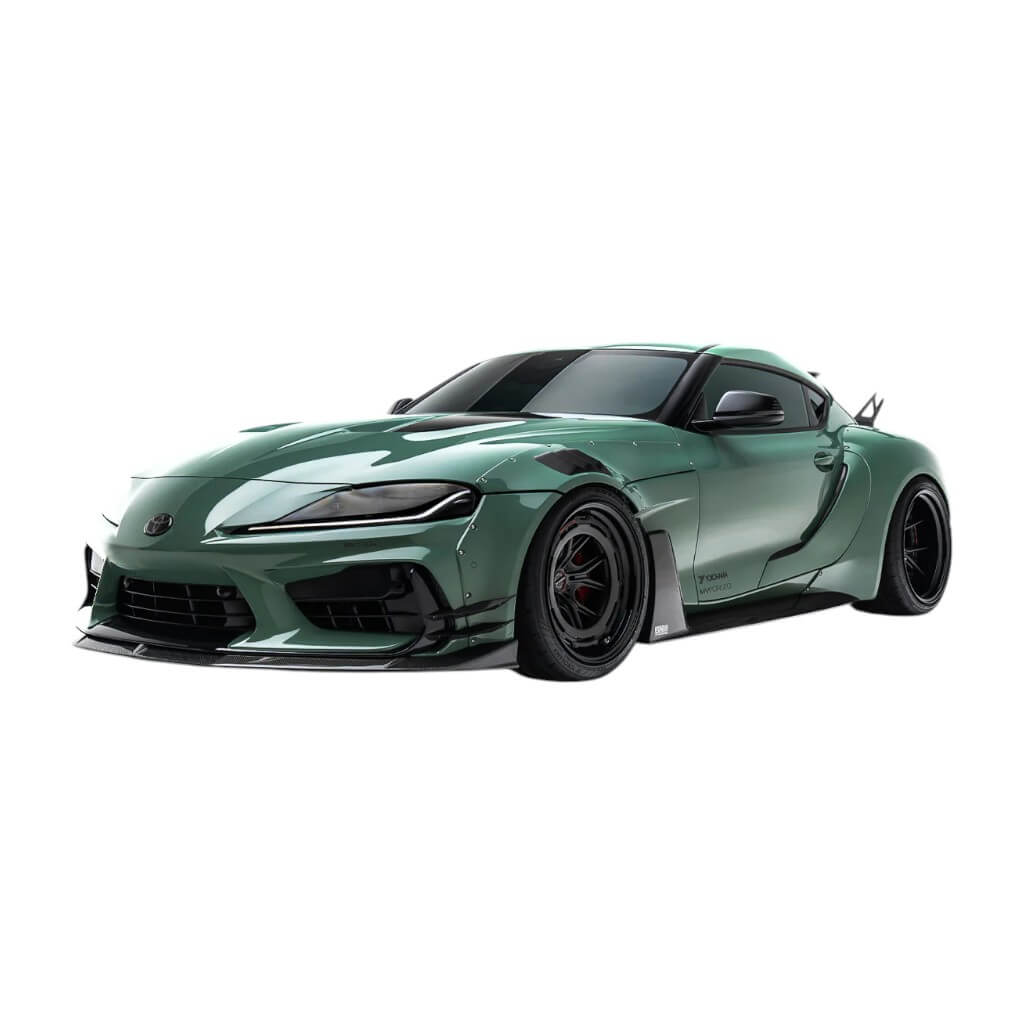 ADRO A18A20-1101/A18A20-1504/A18A20-2401 Widebody kit Option 2 (Without Bumper) for TOYOTA GR Supra 2020- Photo-1