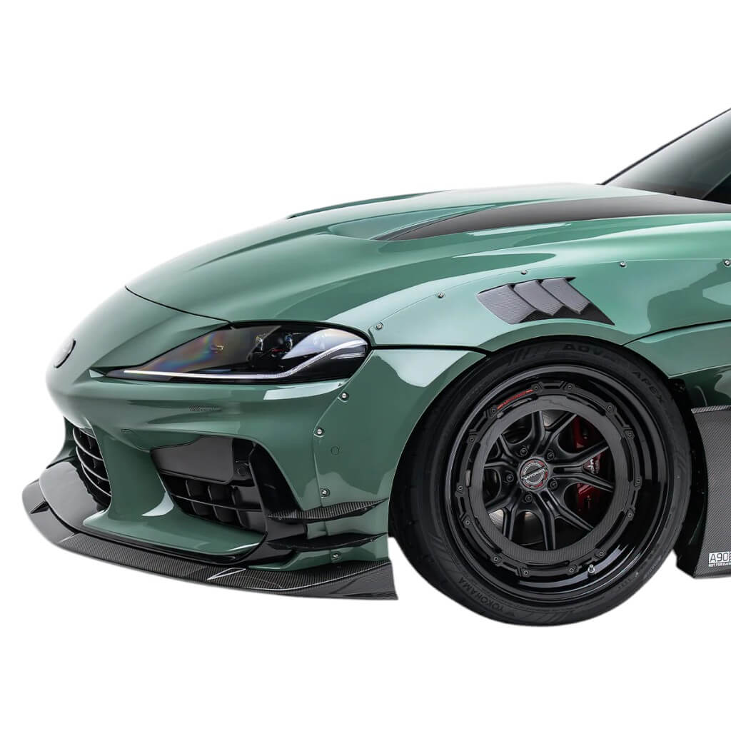 ADRO A18A20-1101/A18A20-1504/A18A20-2401 Widebody kit Option 2 (Without Bumper) for TOYOTA GR Supra 2020- Photo-2