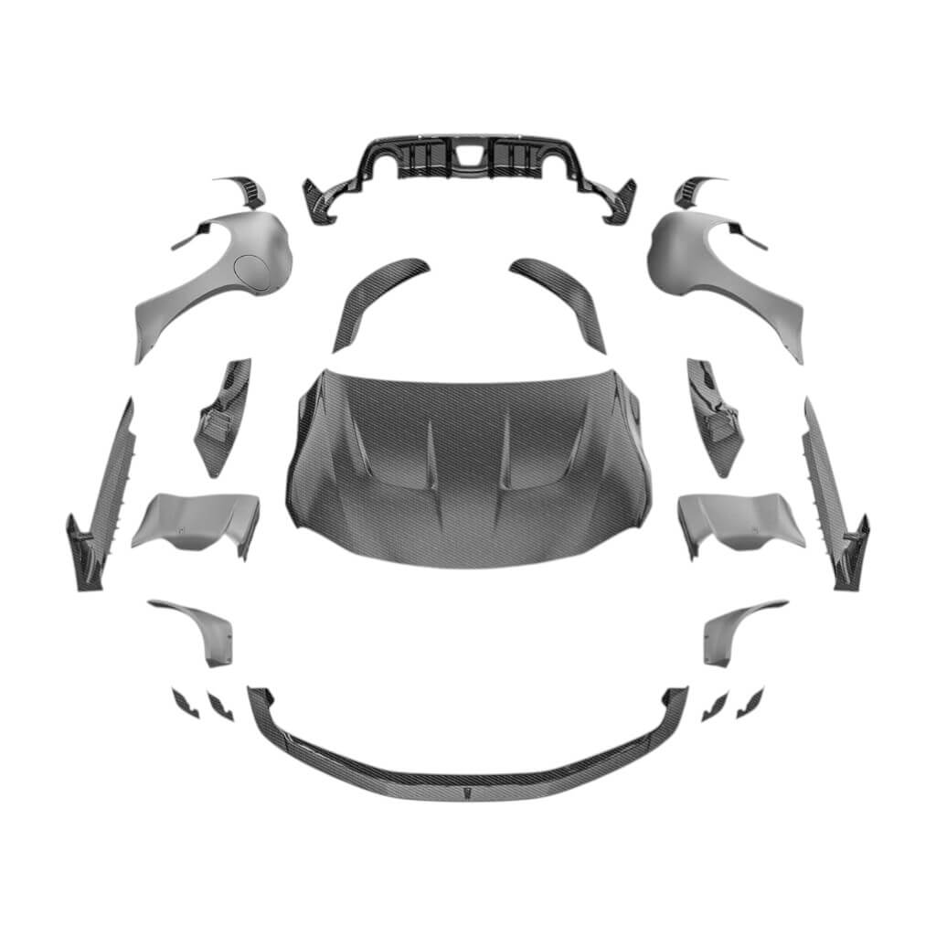 ADRO A18A20-1101/A18A20-1504/A18A20-2401 Widebody kit Option 2 (Without Bumper) for TOYOTA GR Supra 2020- Photo-0