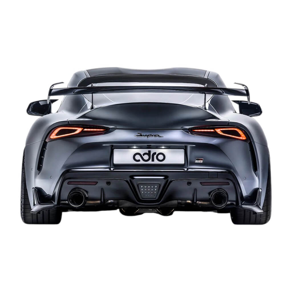 ADRO A18A20-1501 Swan Neck Wing AT-R2, Curved for TOYOTA GR Supra 2020- Photo-2