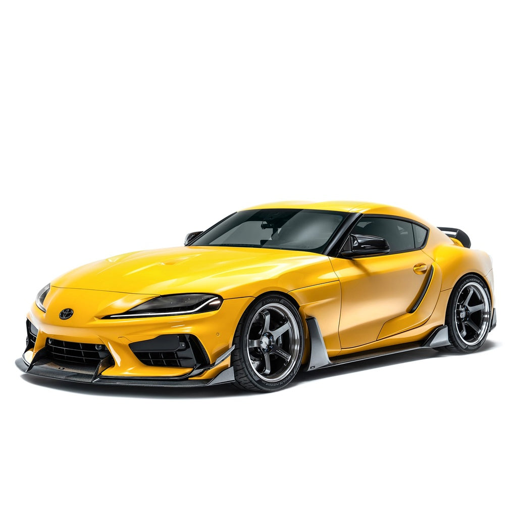 ADRO A18A20-1601 Front Prepreg Canards (Adro Bumper) for TOYOTA GR Supra Photo-2