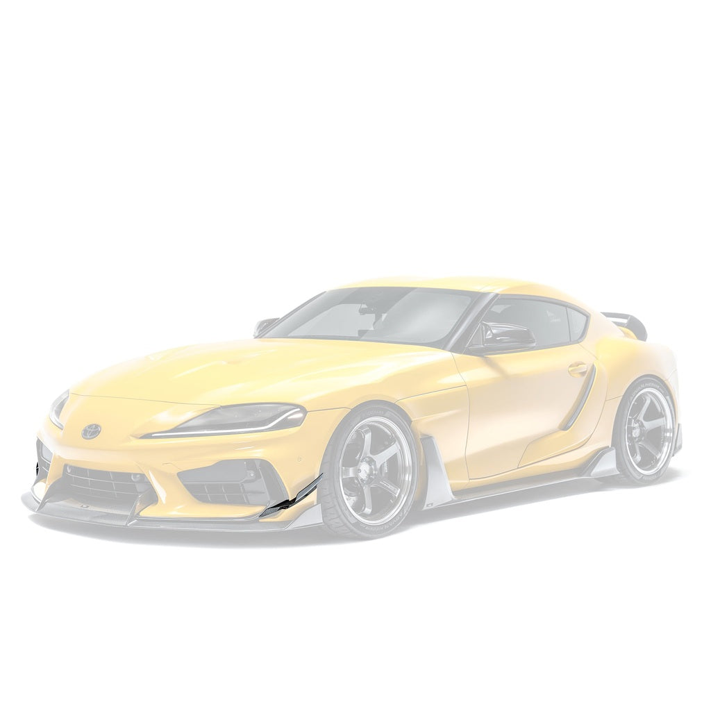 ADRO A18A20-1601 Front Prepreg Canards (Adro Bumper) for TOYOTA GR Supra Photo-4
