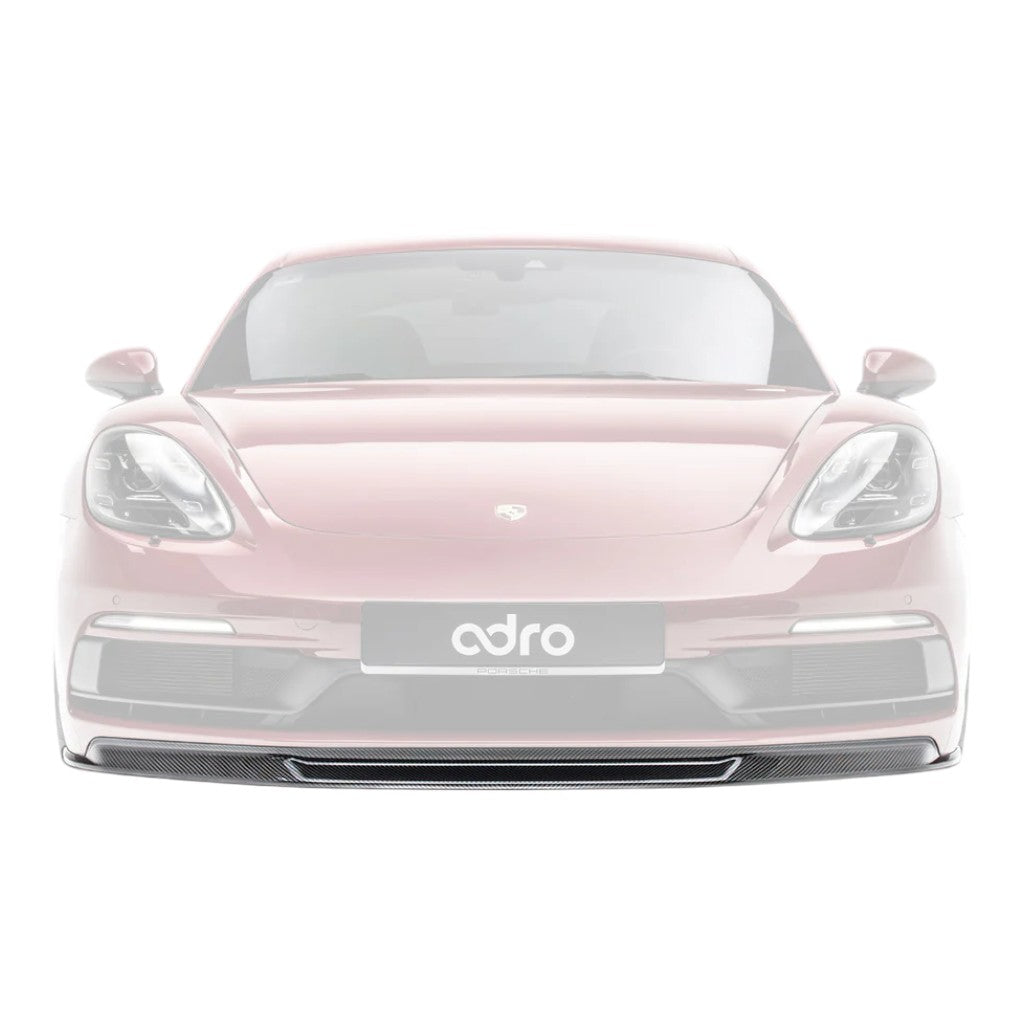 ADRO A23A20-1201 Front Lip (Carbon Fiber) for PORSCHE 718 Boxster GTS/GTS 4.0/Cayman GTS/GTS 4.0 (982) Photo-0