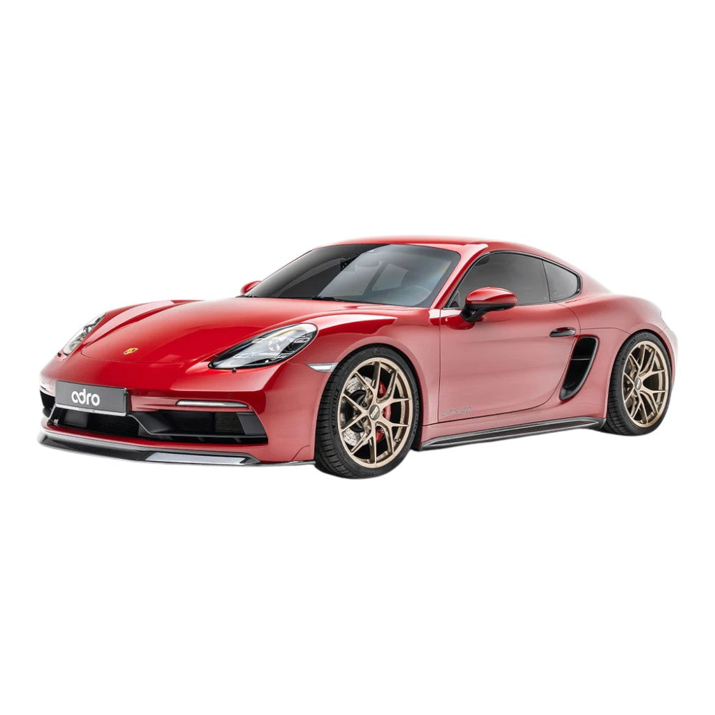 ADRO A23A20-1401 Side Skirts (Carbon Fiber) for PORSCHE 718 Cayman/Boxster/S/T/GTS/GTS 4.0/Spyder/Spyder RS/GT4 RS(982) Photo-3