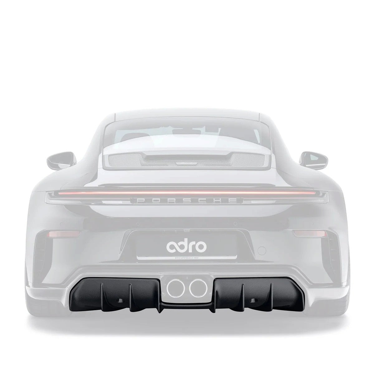 ADRO A23A30-1301 Rear Diffuser V2 Prepreg Carbon Fiber for PORSCHE 911 GT3 (992.2) Photo-0