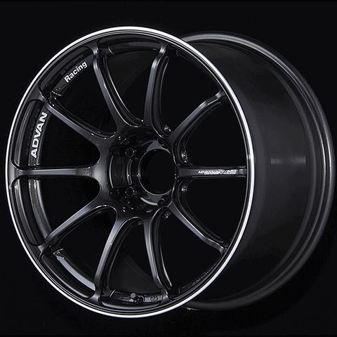 ADVAN YA38J35EBGR Wheel V3817 RSIII 18X9,5 +35 5-114,3 Black gunmetallic and ring Photo-0