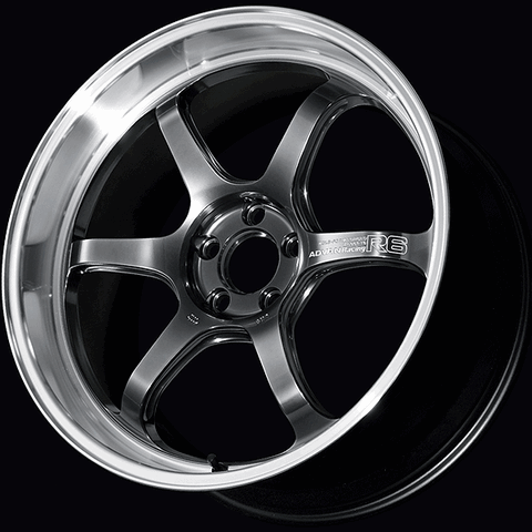 ADVAN YA68G45EMPB Wheel V6128 R6 18X8.0 +45 5-114.3 Machining and hyper platinum black Photo-0