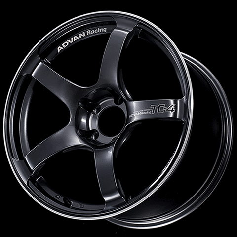 ADVAN YAD7F37DGMR Wheel V5576 TC4 17X7,5 +37 5-100 Racing Gunmetallic and ring Photo-0