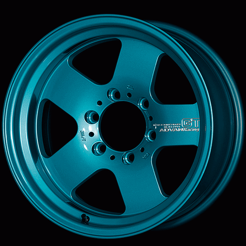 ADVAN YAQH7H-10KRTB Wheel V6519 GT Heavy duty 17X8.5 -10 6-139.7 Racing turquoise Photo-0
