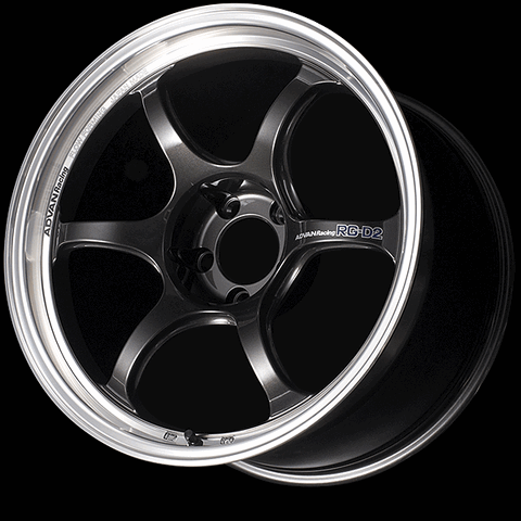 ADVAN YAT8I45DMBG Wheel V2439 RG-D2 18X9.0 +45 5-100 Machining and black gunmetallic Photo-0